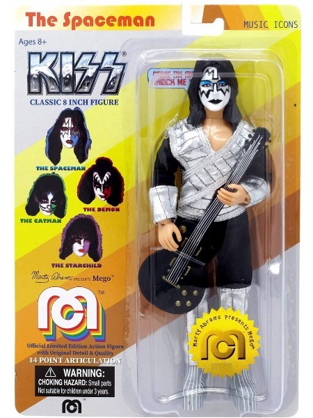 Mego Music Icons Kiss Ace Frehley The Spaceman 8 Inch Action Figure